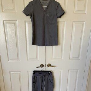 Figs XXS Graphite Scrub Set